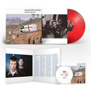 SLEAFORD MODS - DIVIDE AND EXIT (LTD. 10TH ANNIVERSARY RED COLOURED EDI
