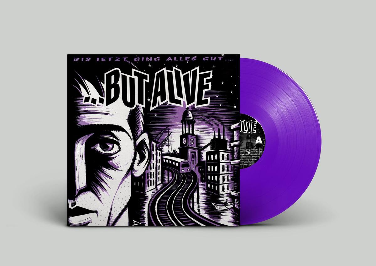 BUT ALIVE - BIS JETZT GING ALLES GUT - LTD LILA COLORED REISSUE